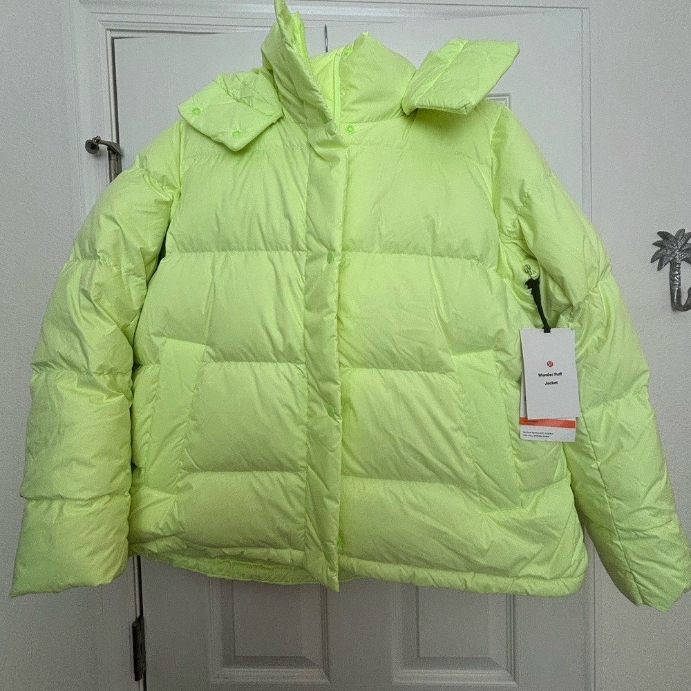 Lululemon Neon Lime Puffer Jacket